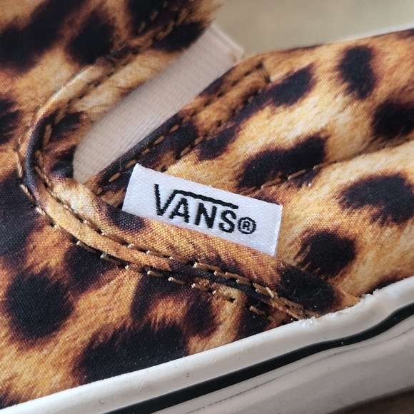 Vans Asher Deluxe Ultra Cush Slip-On Sneaker unisex men 8 women 9.5 cheetah tan - Picture 11 of 11